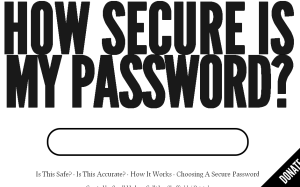 Check the strength of your password