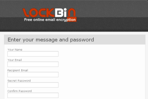 Encrypted Email by lockbin.com